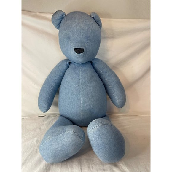Vintage “Jeans”‎ Teddy Bear - 23 Inches - Picture 1 of 3